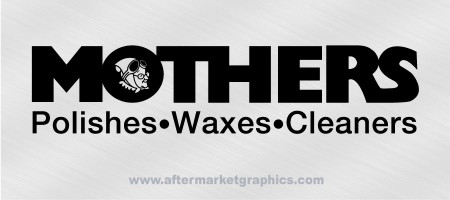 Mothers Waxes and Polishes Decals - Pair (2 pieces)